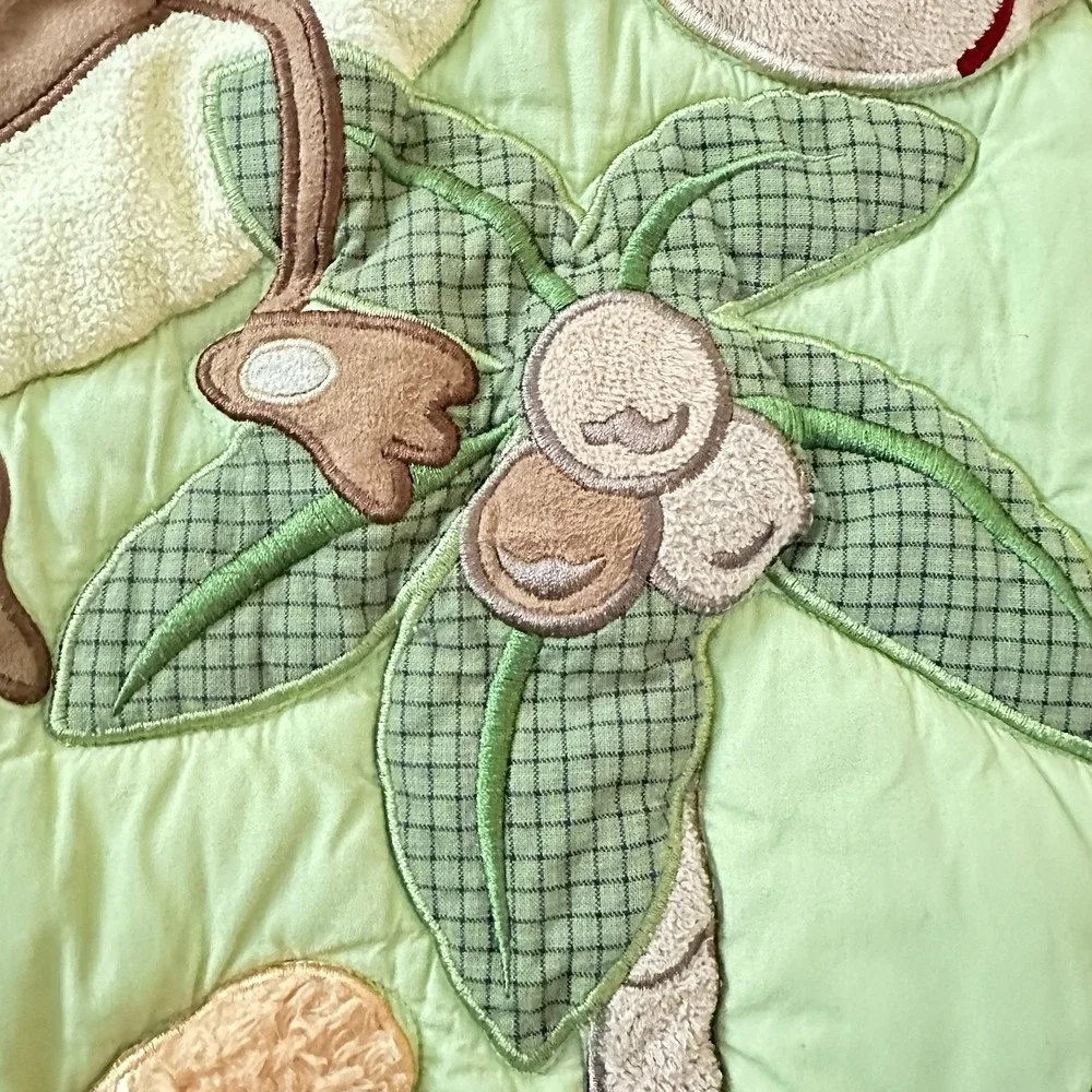 NoJo Jungle Babies 6-Piece Crib Bedding Set Safari Nursery Comforter